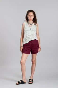 Quinn Pellavatoppi Valkoinen<KOMODO Store