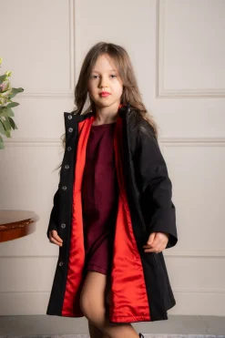 Raven Red Lasten Sadetakki Musta<RainSisters Store