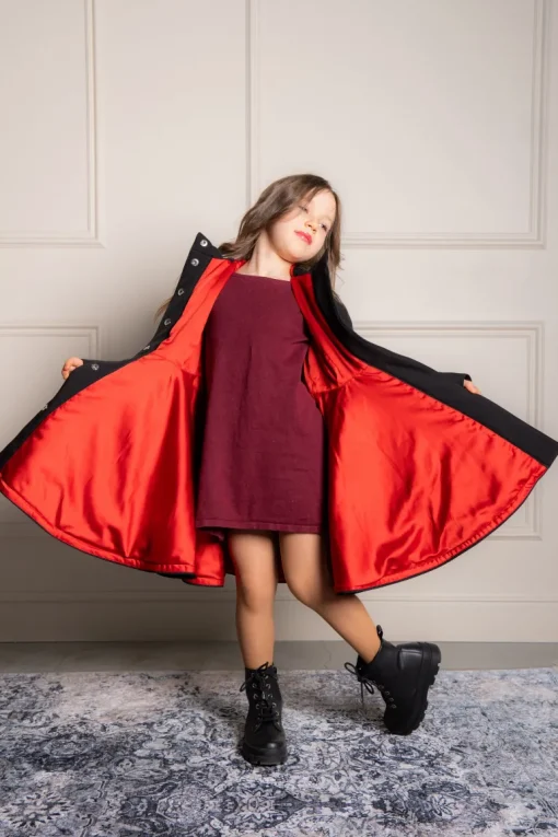 Raven Red Lasten Sadetakki Musta<RainSisters Store
