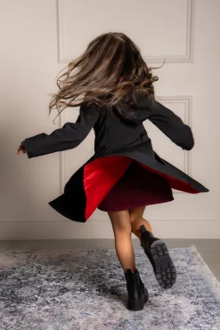 Raven Red Lasten Sadetakki Musta<RainSisters Store