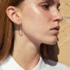 Rectangular Earrings Gold<JOIA Shop