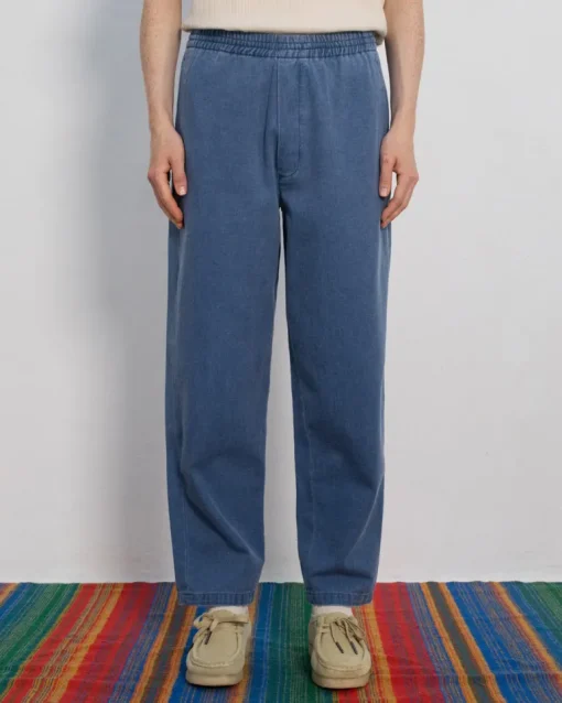 Recycled Denim Wide Unisex Pant Blue<Rotholz Outlet