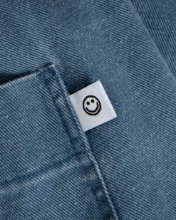 Recycled Denim Wide Unisex Pant Blue<Rotholz Outlet