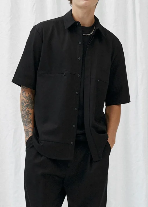 Remy Overshirt Black<August Shop