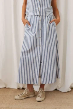 Reyneke Skirt Sailor Stripes<TWOTHIRDS Fashion