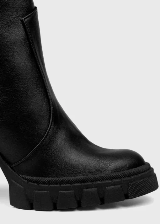 Ritual Ankle Boots Vegea Grape Leather Black<Bohema Hot