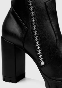 Ritual Ankle Boots Vegea Grape Leather Black<Bohema Hot