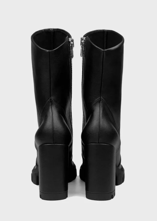 Ritual Ankle Boots Vegea Grape Leather Black<Bohema Hot