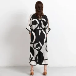 Riviera Pitkä Silkkimekko Scarf Print<Studio Heijne Online