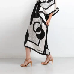 Riviera Pitkä Silkkimekko Scarf Print<Studio Heijne Online