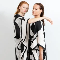 Riviera Pitkä Silkkimekko Scarf Print<Studio Heijne Online