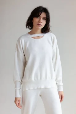 Rotondo Merino Jumper White<Salanida Outlet