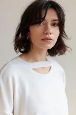 Rotondo Merino Jumper White<Salanida Outlet