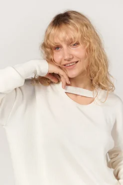 Rotondo Merino Jumper White<Salanida Outlet
