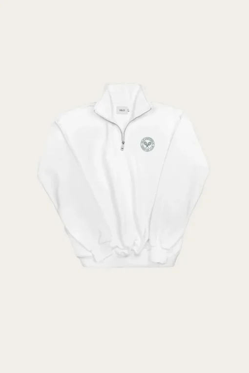 Runyon Sporting Club Quarter-Zip White<Veld Sale