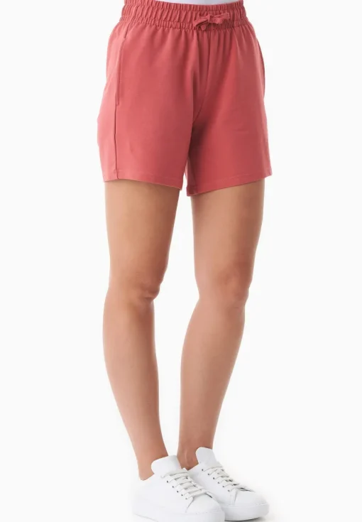 Sabbrina Light Organic Cotton Sweatshorts Red Wood<ORGANICATION New