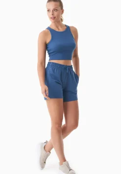 Sabbrina Light Organic Cotton Sweatshorts Light Navy<ORGANICATION Flash Sale