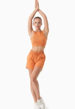 Sabbrina Light Organic Cotton Sweatshorts Apricot Tan<ORGANICATION Hot