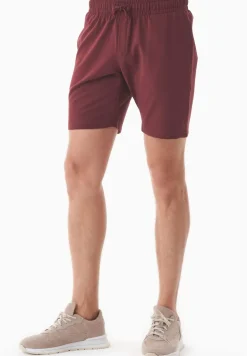 Sahin Light Organic Cotton Sweatshorts Bordeaux<ORGANICATION New