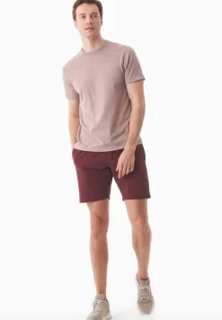 Sahin Light Organic Cotton Sweatshorts Bordeaux<ORGANICATION New
