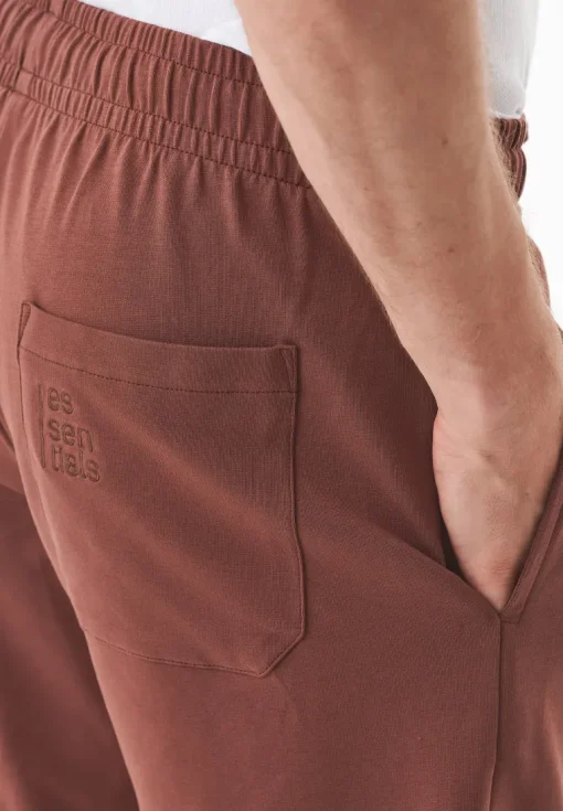 Sahin Light Organic Cotton Sweatshorts Coffee Brown<ORGANICATION Best