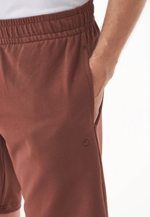 Sahin Light Organic Cotton Sweatshorts Coffee Brown<ORGANICATION Best