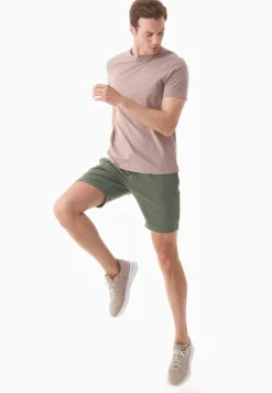 Sahin Light Organic Cotton Sweatshorts Olive<ORGANICATION Shop