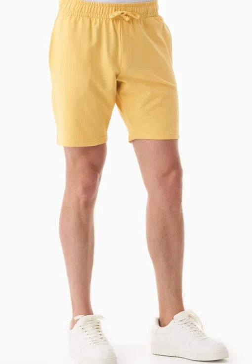 Sahin Light Organic Cotton Sweatshorts Saffron<ORGANICATION Fashion
