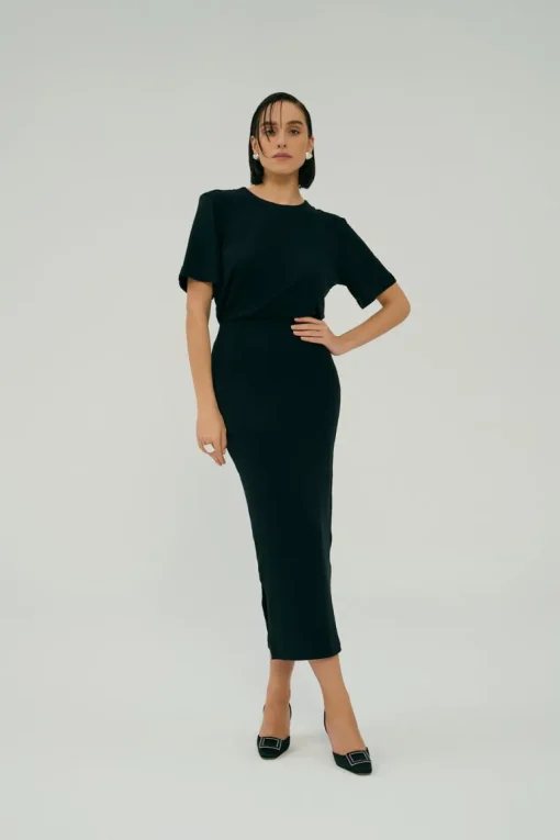 Midi Hame Musta<Saint Body New