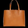 Sam Classic Leather Shopper Bag Cognac<O My Bag Best Sale