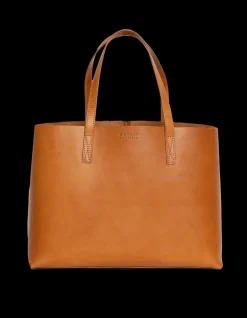Sam Classic Leather Shopper Bag Cognac<O My Bag Best Sale