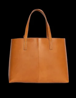 Sam Classic Leather Shopper Bag Cognac<O My Bag Best Sale