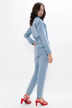 San Francisco SFO Denim Boilersuit Sky<1 People Discount