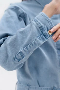 San Francisco SFO Denim Boilersuit Sky<1 People Discount