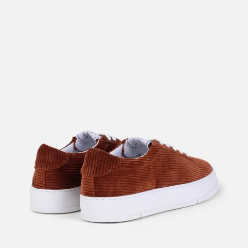 San Pietro 22.7 Corduroy Dark Orange Sneaker<Algori Cheap