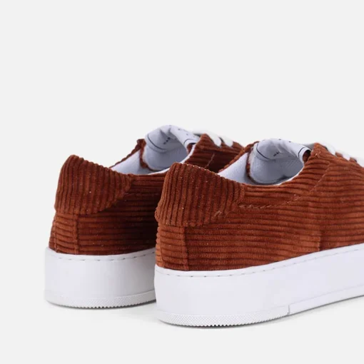 San Pietro 22.7 Corduroy Dark Orange Sneaker<Algori Cheap