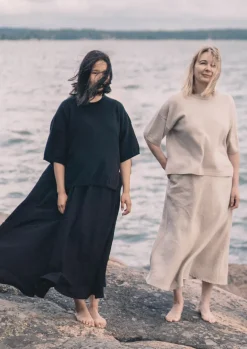 Sandö Merinovilla-Kashmir Neulepaita Musta<niinmun Sale