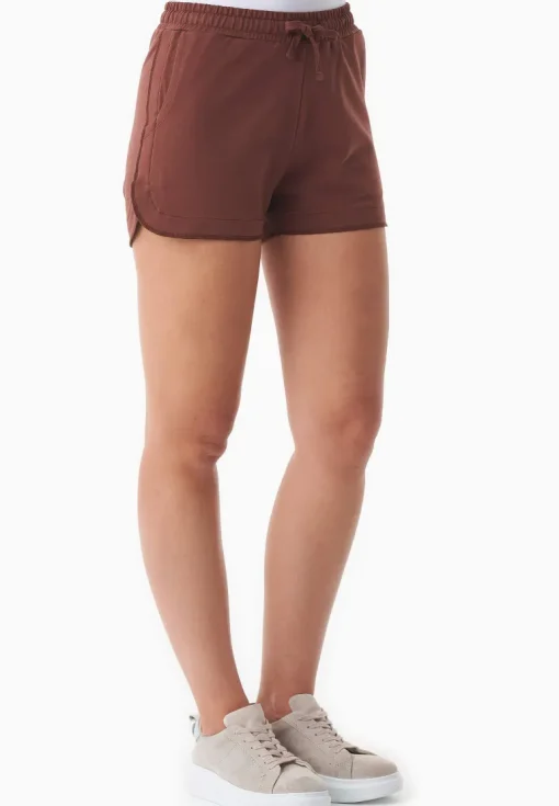 Sanndra Light Organic Cotton Sweatshorts Coffee Brown<ORGANICATION Best