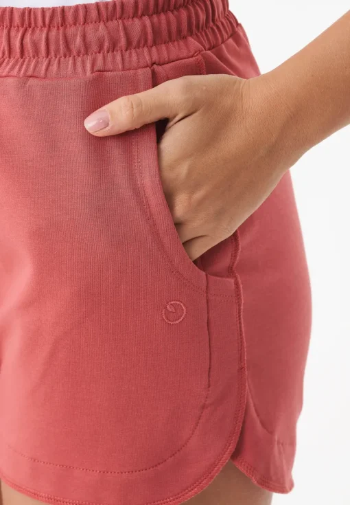 Sanndra Light Organic Cotton Sweatshorts Red Wood<ORGANICATION Hot