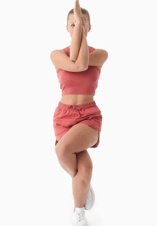 Sanndra Light Organic Cotton Sweatshorts Red Wood<ORGANICATION Hot