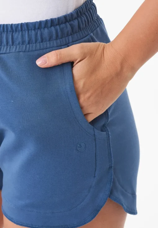 Sanndra Light Organic Cotton Sweatshorts Light Navy<ORGANICATION New