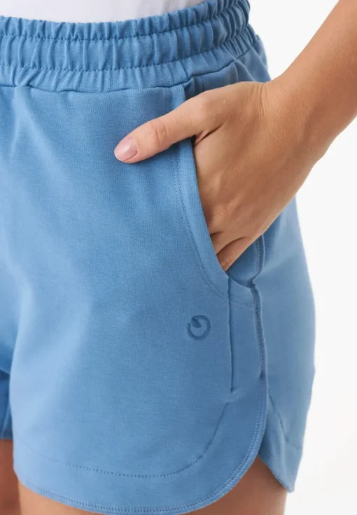 Sanndra Light Organic Cotton Sweatshorts Blue Fog<ORGANICATION Clearance