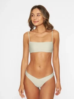 Sanur Bandeau Bikini Top Shell White<Copenhagen Cartel Clearance