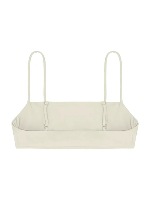 Sanur Bandeau Bikini Top Shell White<Copenhagen Cartel Clearance