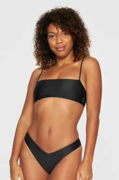 Sanur Bandeau Bikini Top Nero<Copenhagen Cartel Cheap