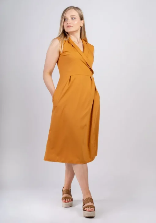 Sara Dress Orange<AYANI Cheap