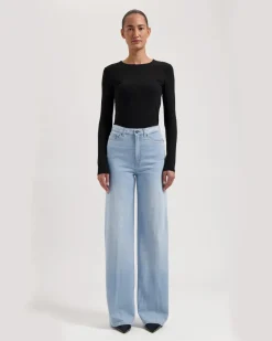 Sara High Loose Flow Jeans Stone Vintage<MUD Jeans Fashion