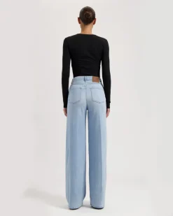 Sara High Loose Flow Jeans Stone Vintage<MUD Jeans Fashion