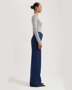 Sara High Loose Jeans Stone Indigo<MUD Jeans Sale