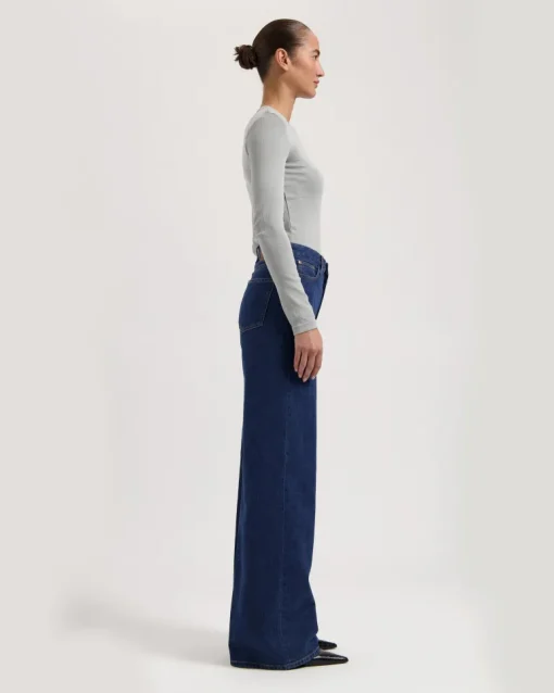 Sara High Loose Jeans Stone Indigo<MUD Jeans Sale